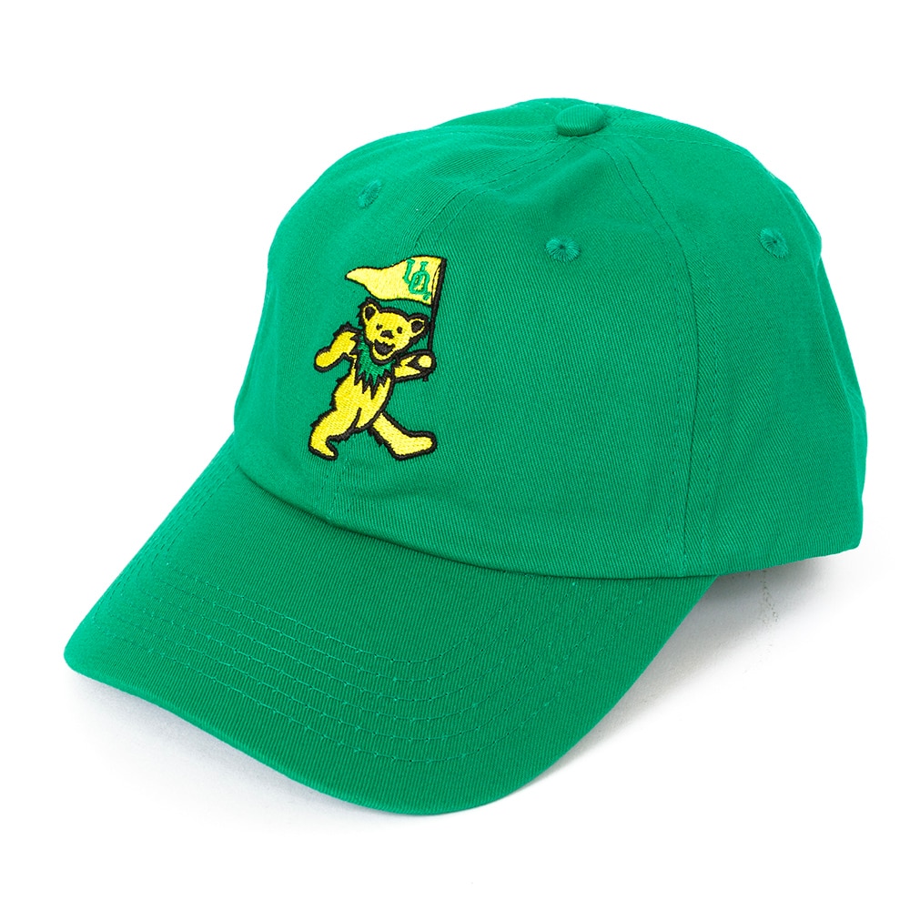 Ducks Spirit, Green, Curved Bill, Accessories, Unisex, Class Trip, Twill, Grateful Dead, Dancing Bear, Flag design, Adjustable, Hat, 963472